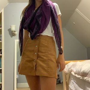 Purple scarf